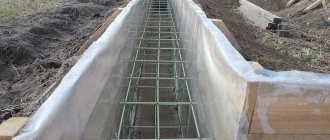 Армирование ленточного фундамента стеклопластиковой арматурой