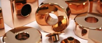 Детали из бериллиевой бронзы БрБ2