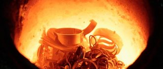 Максимально возможное измельчение металла – одно из главных условий плавки латуни в домашних условиях