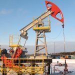 Нефтяная скважина, оборудованная штанговым глубинным насосом