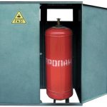 Правила хранения газовых баллонов в помещениях.