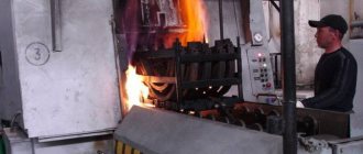 Рассматриваемые процессы производятся в специальных газовых печах