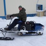 Самоделка для движения по снегу