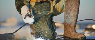 Сварочные работы зимой