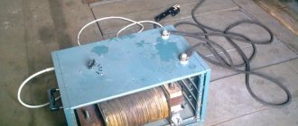 Внешний вид самодельного сварочного трансформатора. Ист. https://autokuz.ru/kuzovnoy-remont/kak-sdelat-svarochnyj-apparat-svoimi-rukami.html.